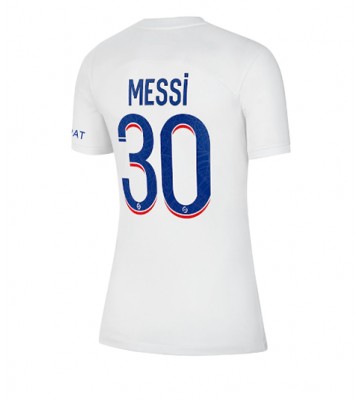 Paris Saint-Germain Lionel Messi #30 Tredjedrakt Kvinner 2022-23 Kortermet